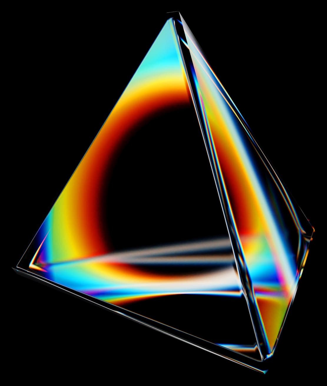 Абстрактная стеклянная иллюстрация для бизнес-страницы LightSwap