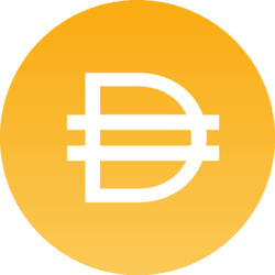 DAI token logo on Ethereum