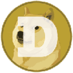 DOGE token logo on Dogecoin