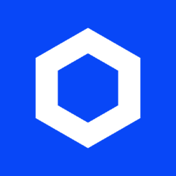 LINK token logo on Ethereum