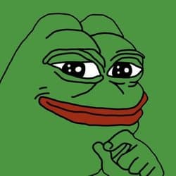 PEPE token logo on Ethereum