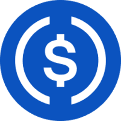 USDC token logo on Aptos