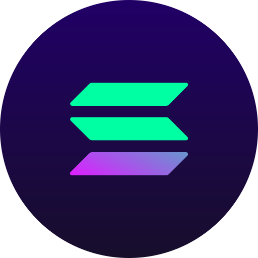 SOL token logo on Solana